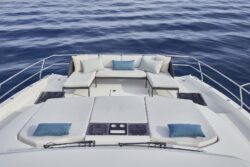 Prestige M48 Catamaran bow