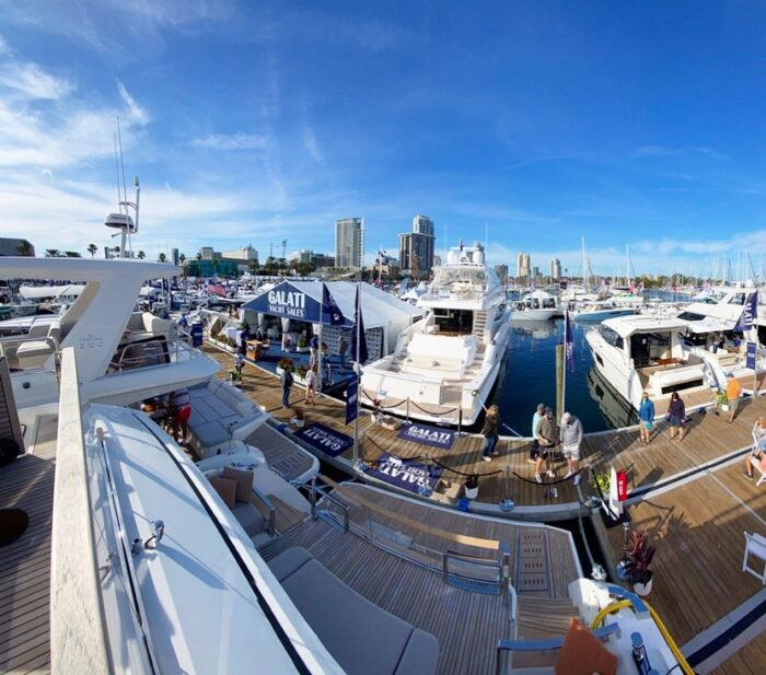 on the docks at an event