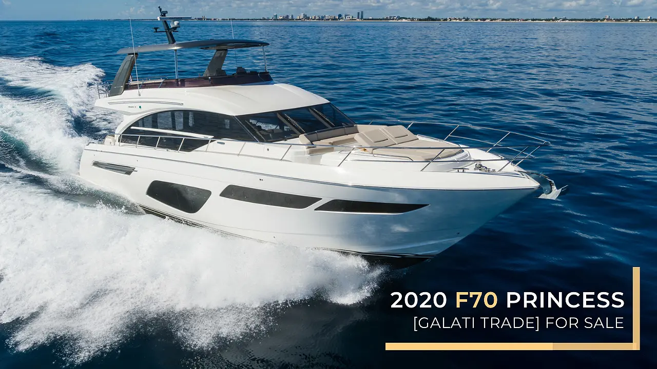 2020 F70 Princess Yachts Galati Trade For Sale