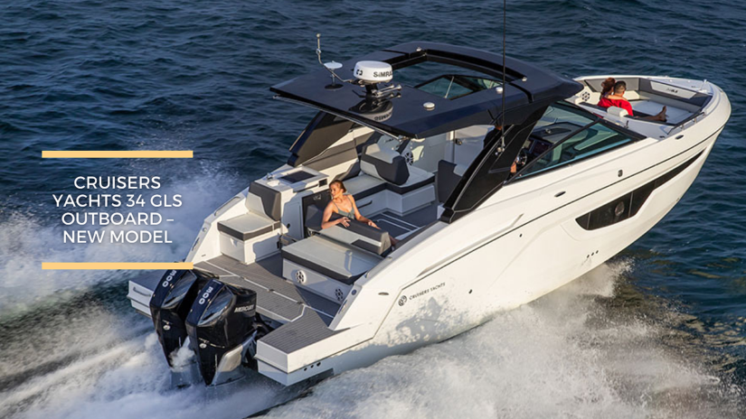 Cruisers Yachts 34 GLS Outboard – New Model