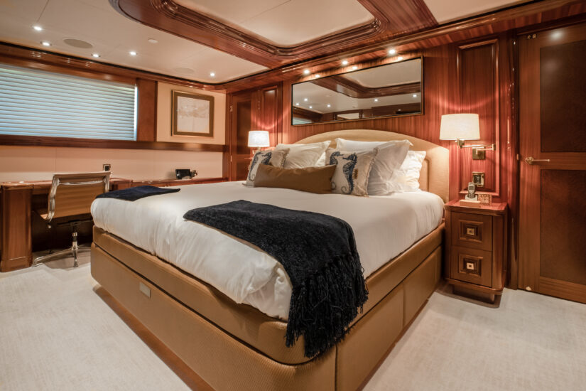 2011 Westport 40 Meter Tri-Deck master suite