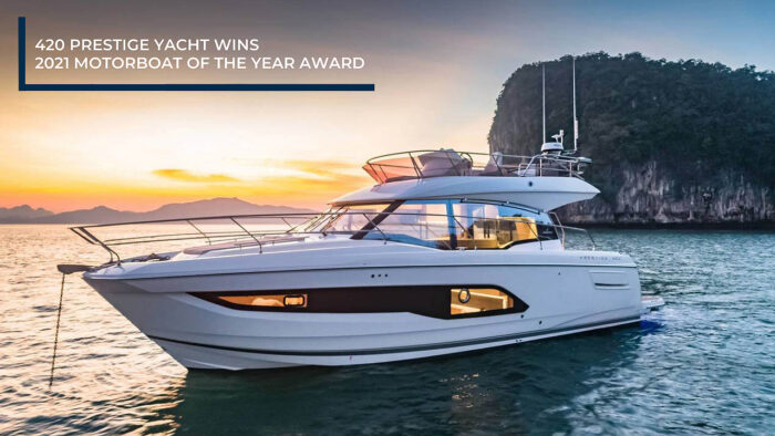 420 Prestige Yacht Wins 2021 Motorboat of the Year Award