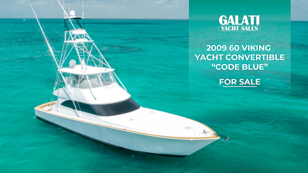 2009 60 Viking Yacht Convertible “Code Blue” | For Sale