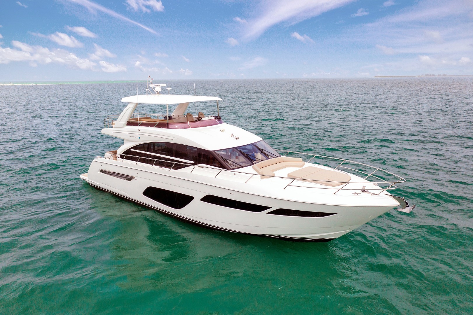 Pre-owned yacht sailing in water