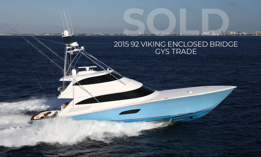 Sold 2015 92 Viking Yacht