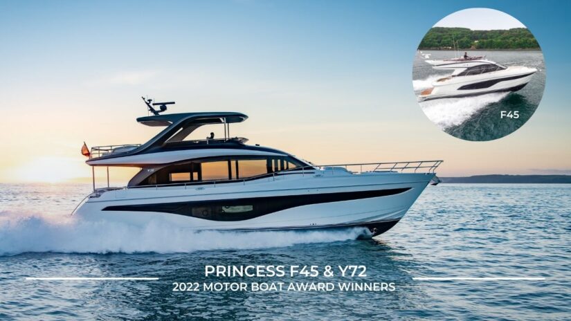 2022 Motor Boat Award Winners: Princess F45 & Y72