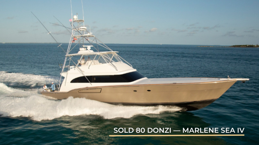 SOLD 80 Donzi Sportfish Yacht