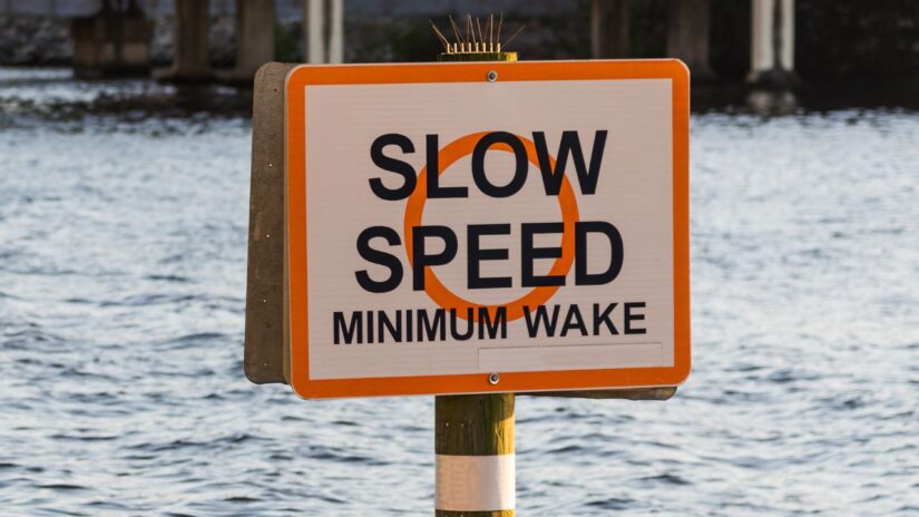 slow speed sign