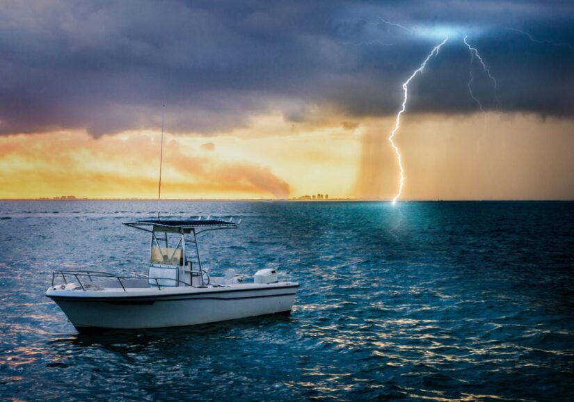 boating in bad weather