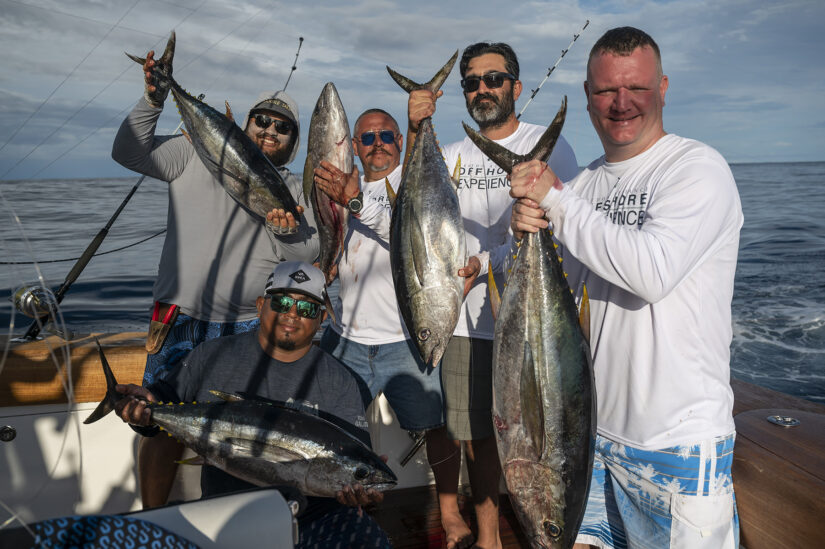 three veterans onboard Viking Yacht