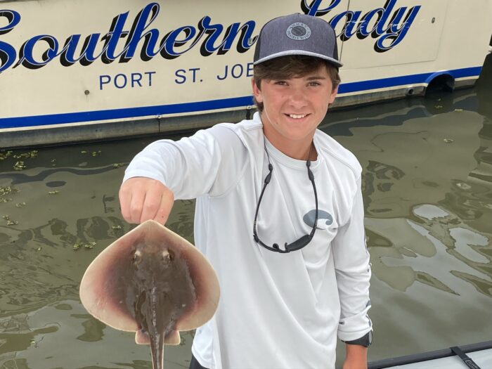 West Coast Adventure catching sting ray