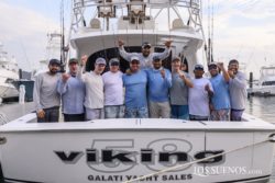 Team Galati aboard the New Viking 58C