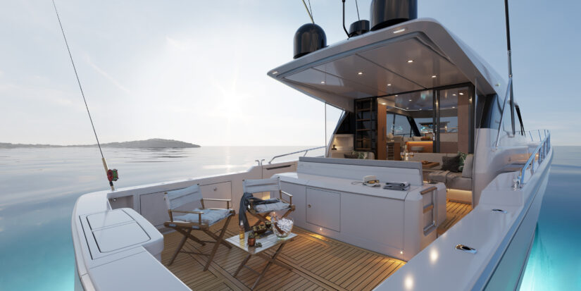 Maritimo Yachts S600 cockpit