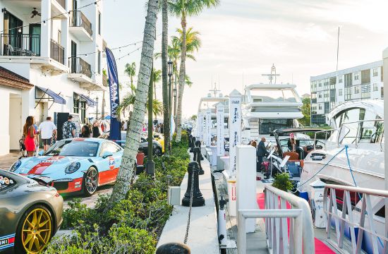 Boat show event in Fort Lauderdale