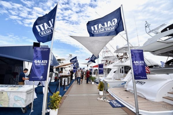 Galati Yachts at Palm Beach Boat Show