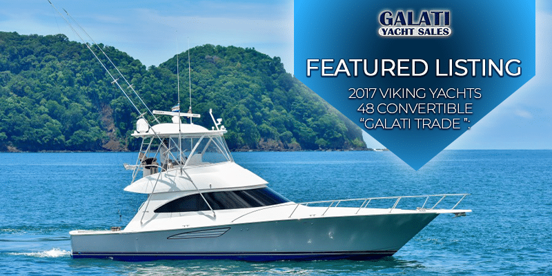 2017 48 Viking Yachts Convertible- Galati Trade