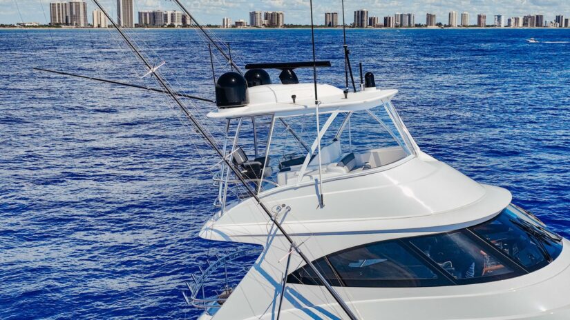 Sky Bridge of a Viking Yacht 