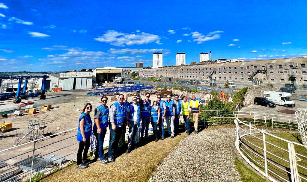 Team Galati at Princess Yachts Factory