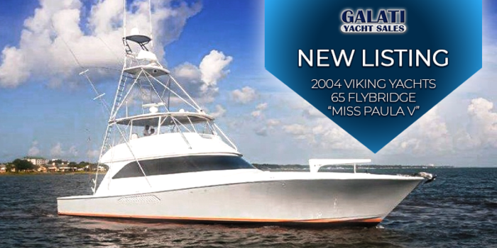 2004 65 Viking Flybridge “Miss Paula V” | For Sale