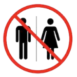 no restroom icon