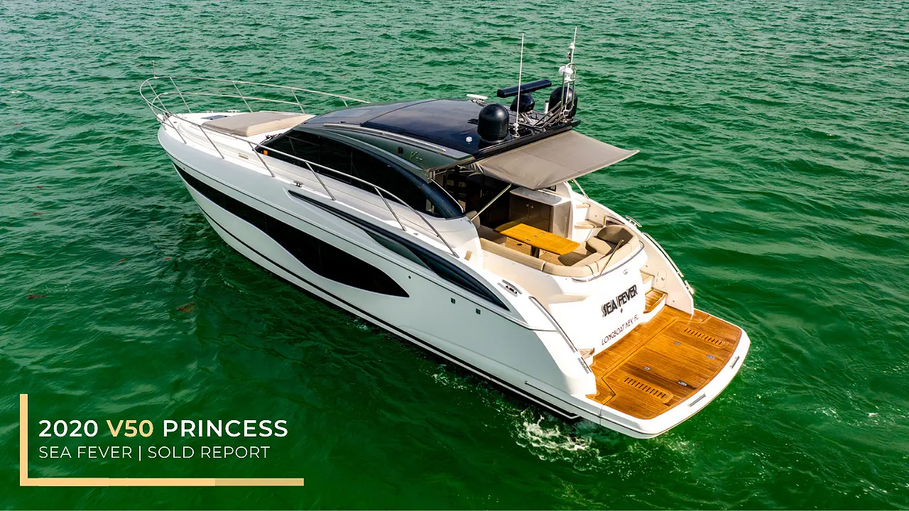 2020 V50 Princess Yacht “Sea Fever” sold report