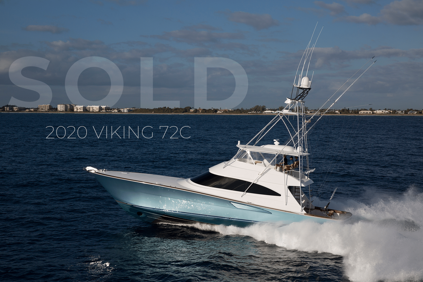 2020 72 Viking Yachts Convertible sold report