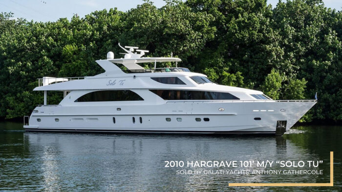 2010 Hargrave 101 M/Y “Solo Tu” Sold by Galati Yachts