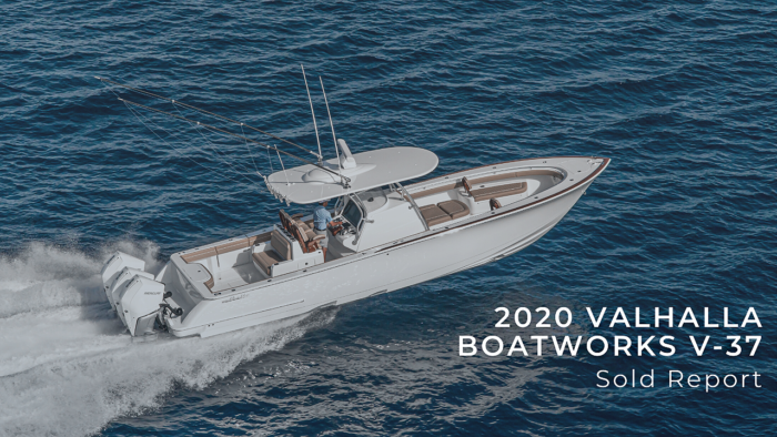 2020 V-37 Valhalla Boatworks Center Console Sold Report