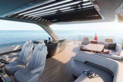 Princess Yachts Y85 Flybridge forward